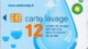 # Carte A Puce Portemonnaie  Lavage BP - Goutte - 12u Puce2? - Tres Bon Etat - - Lavage Auto