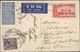 CP APEX Inetrnational Air Post Exibition London May 1934 By Air Mail YT 192 Et Vignette Air Postal Exibition 1934 Oran - Poststempel