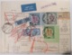 Libya Parcel Card High Franking TRIPOLI 1964 > Italia With PACCHI POSTALI (cover Lettre Lettera Regno Unito Della Libia - Libia