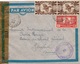 Lettre Boulouparis France Libre Censore Alliee Nouvelle Caledonie Croix Rouge - Cartas & Documentos