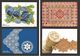 4 POSTCARDS AZORES AÇORES HANDCRAFT CERAMIC LACE CROCHET TAPESTARY PORTUGAL Z1 - Other & Unclassified