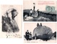 Dolmens Menhirs Roches Lot 8 Cartes Anciennes 1900-1910 état Superbe - Dolmen & Menhire