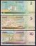 Fiji - 2 Dollars 2002 + 5 Dollars 2002 + 10 Dollars 2002 - Figi