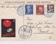 SUISSE 1932 CARTE OFFICIELLE AVEC CACHET PROVISOIRE DE BALE GORDON BENNETT WETTFLIEGEN - Altri & Non Classificati