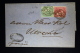 Great Britain : Cover 1858 London -&gt; Utrecht Holland SG 72 +4 P (damage) - Briefe U. Dokumente