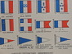 PAVILLON FRANCE MARINE NATIONALE CAPITAINE De VAISSEAU CHEF De DIVISION CVD N°6 - C Taille 6 état Neuf - Flags