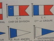 PAVILLON FRANCE MARINE NATIONALE CAPITAINE De VAISSEAU CHEF De DIVISION CVD N°6 - C Taille 6 état Neuf - Drapeaux