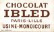CHROMO CHOCOLAT IBLED LOUIS XV A LA BATAILLE DE FONTENOY - Ibled