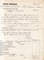 Año 1860 Edifil 52 4c  Sello Isabel II Carta Matasellos Rueda De Carreta 8 Valencia  A Albacete Membrete De Juan Robert - Lettres & Documents