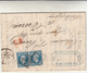 Paris To Torino. Cover Con Contenuto 1861 - 1853-1860 Napoleone III