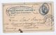 1888 USA New York 8 DUPLEX To  MUNCHEN GERMANY REDIRECTED  Postal STATIONERY CARD Cover Stamps - ...-1900