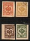 LATVIA  Scott # UNISSUED SET OF 8 M/U 1919 - Lettonie