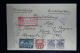 Estland Registered Cover Pärnu To Hof Deutschland Censor Cancels And Strip 1920 Mixed Stamps - Estonia