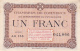 Billet Chambre De Commerce Du Puy De Dôme - Un Franc - Série AK 136 - 1er Janvier 1926 - Sans Filigrane - Chambre De Commerce