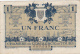 Billet Chambre De Commerce De Tours - Un Franc - 2° émission - 8 Mai 1920 - Filigrane Abeilles - Chambre De Commerce
