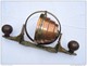 Delcampe - BEL ANCIEN COMPAS + SUPPORT BRONZE + BOULES   à Voir ....... - Tecnica & Strumenti Nautici