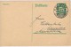 Alemanha, 1925,  Post Card - Postkarten