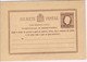 Portugal, 1878/9, # 3, Bilhete Postal - Ongebruikt