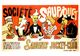 Carte Postale Célebrité Et Publicité  Affiche "Jossot" Vers 1897 (Format 15 X 10.5) Société Saupiquet - Publicité