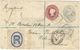 GB - Regno Unito - GREAT BRITAIN - UK - 1898 - 2 P + 2 1/2 P + Missed Stamps - Registered - Intero Postale - Entier Post - Interi Postali