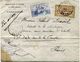 MAROC LETTRE PAR AVION AVEC VIGNETTE GUYNEMER DEPART FEZ-CENTRAL 14-3-22 MAROC POUR LA FRANCE - Lettres & Documents