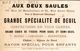 CHROMO AUX DEUX SAULES A PARIS TRANSFORMATION DES UNIFORMES SOLDAT DE MARINE ET MARINE ROYALE - Otros & Sin Clasificación