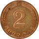 Monnaie, République Fédérale Allemande, 2 Pfennig, 1982, Munich, TTB, Copper - 2 Pfennig
