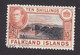 Falkland Islands, Scott #98, Used, George VI And Deception Island, Issued 1938 - Falkland Islands