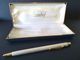 PENNA  - COLUMBUS  -  BALL PEN - PLACCATA ARGENTO - NUOVA - ORIGINALE - IN ASTUCCIO ORIGINALE - Penne