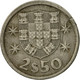 Monnaie, Portugal, 2-1/2 Escudos, 1976, TTB, Copper-nickel, KM:590 - Portugal