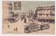 Train Tram Tramway Bordeaux Rue De La Gare Station Des Trams Bacalan Medoc Cpa Animée Carte Colorisée Cachet 1926 - Tramways