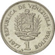 Monnaie, Venezuela, Bolivar, 1977, SUP, Nickel, KM:52 - Venezuela