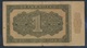 DDR Rosenbg: 340c KN 6stellig, Austauschnote Gebraucht (III) 1948 1 Deutsche Mark (9055410 - Other & Unclassified