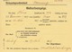 1919 Geburtsanzeige Viehzuchtgenossenschaft Gelaufen Von Wattwil Nach Wyl. Mi:138xII Tellknabe - Lettres & Documents