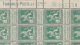 Belgium 0110**  5c Vert   Feuille / Sheet De 300 - MNH - ( Br_st ) SPECTACULAIRE ! - Non Classés