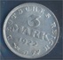 Deutsches Reich Jägernr: 303 1922 J Stgl./unzirkuliert Aluminium 1922 3 Mark Reichsadler Mit Umschrift (7859136 - 3 Mark & 3 Reichsmark