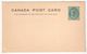 CANADA - Entier Postal - Postal Stationery - Entero Postal - 1860-1899 Reign Of Victoria