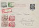 GERMANY 1938 REG.COVER KIEL TO BONN BOOKLET STAMPS FRANKING - Other & Unclassified