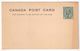 CANADA - Entier Postal - Postal Stationery - Entero Postal - 1903-1954 Kings