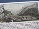 AK Schweiz 1896 Gruss Aus Engelberg. Irrläufer!. Nach Swinemünde Und Weitergeleitet Nach Görlitz. Mit Vermerken!! - Engelberg