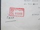 Italien 1937 Trieste Centro Mit Rotem R- Stempel! Nach Rodi Egeo Mit 6 Stempeln!! - Insured