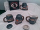 TASSE DE CAFÉ CERAMIQUE COLLECTE SÉRIE 3D GM2 MASQUE DE GAZ CASQUE WEHRMACHT - Autres & Non Classés