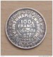 MAROC 100 FRANCS 1953 AH 1372 EN ARGENT - Marocco