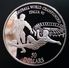 COOK ISLANDS 50 DOLLARS 1990 SILVER PROOF "World Cup Soccer" (free Shipping Via Registered Air Mail) - Cook Islands