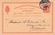 Danemark Copenhagen Entier Repique 10 Ore Pour La France - Postal Stationery