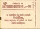 1974 C4 CARNET SABINE DE GANDON 1F20 ROUGE CONFECTIONNEUSE 8 OUVERT TRES PROPREMENT 2 SCANS - Otros & Sin Clasificación