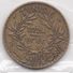 TUNISIE - Bon Pour 2 Francs 1924 Bronze Alu - Tunisie
