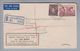 Australien 1947-08-04 Sydney R-Luftpostbrief Nach Villeret CH - Lettres & Documents