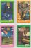 4-CARTES+PUCE-BRITISH TELECOM-2£-SERIE--LIVRE -GOLDEN-WONDER-UTIL-TBE-RARE - Collezioni