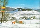 Carte Publicitaire Tybraïne (Laboratoire Ana), Jeux Olympiques D'hiver Grenoble 1968: Autrans, Vue Générale, Ski De Fond - Publicités